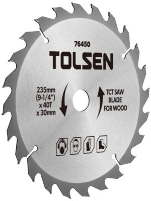 Диск пильний Tolsen по дереву, 210х48Tх30мм