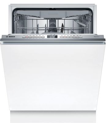 Посудомийна машина Bosch вбудована, 14компл., D, 60см, дисплей, 3й кошик, білий