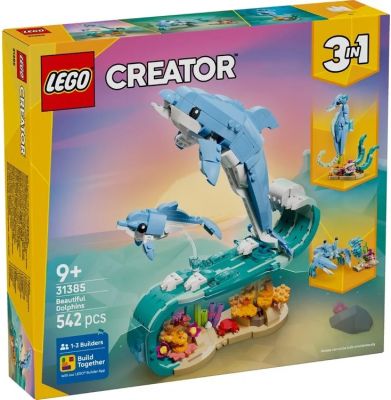 Конструктор LEGO Creator Морські тварини: красиві дельфіни
