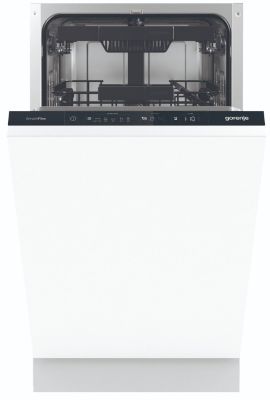Посудомийна машина Gorenje вбудовувана, 11компл., D, 45см, інвертор, 3й кошик, білий