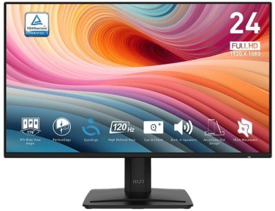 Монітор MSI 23.8" PRO MP242A-E2 D-Sub, HDMI, DP, MM, IPS, 120Hz, 1ms, sRGB 115%, AdaptiveSync