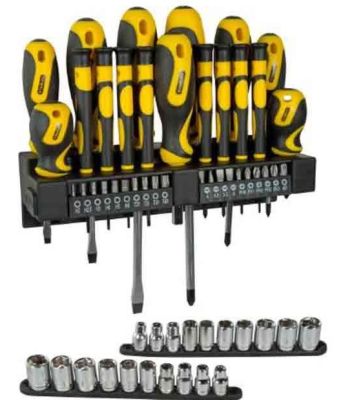 Викрутки Stanley 20 біт, SL,PH,Torx,H, 20 торцевих головок, набір 57шт