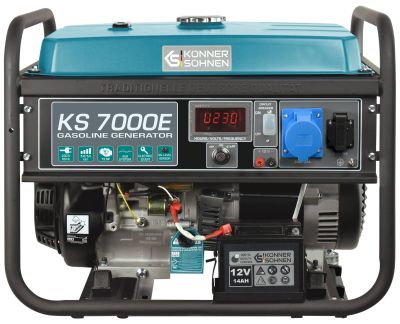 Генератор бензиновий Konner&amp;Sohnen KS 7000E, 230В, 5.5кВт, електростартер, 76.2кг