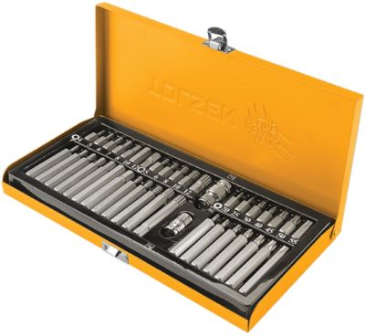 Біти Tolsen, 3/8", HX, M, Torx, кейс, набір 40шт