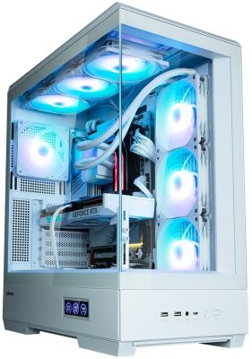 Корпус Zalman P50 DS без БЖ, 2xUSB3.0, 1xUSBType-C, 4x120мм ARGB, VGA 435мм, LCS ready, TG Side Pane