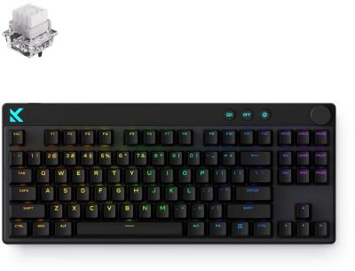 Клавіатура MCHOSE Mix 87 Hall Effect, Mount Tai Magnetic, 8K, USB-A, RGB, чорний