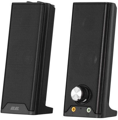 Акустична система 2E PCS203, 2.0, USB, Metal Black