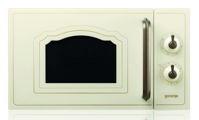 Мікрохвильова піч Gorenje, 20л, мех. керув., 700Вт, гриль, бежевий