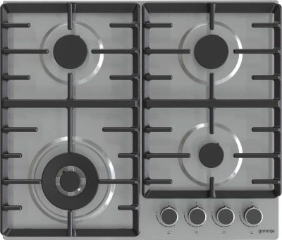 Варильна поверхня Gorenje газова, 60см, чавун, нерж