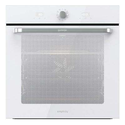 Духова шафа Gorenje електрична, 77л, A, пара, дисплей, макс.темпер.-300,  білий