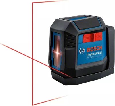 Нівелір лазерний Bosch Professional GLL 12-22 до 12м 0.3мм/м червоний промінь чохол 0.35кг