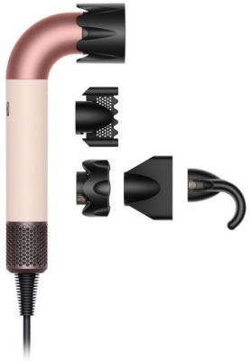 Фен Dyson HD17 Supersonic R Ceramic Pink/Rose Gold, 1700Вт, 4 режими, іонізація, хол. обдув, 5 насад