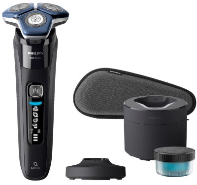 Бритва електр. Philips роторна Series 7000,  бритв.головок-3, Li-Ion, сух.+волог., тример,індикатор