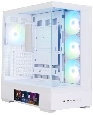 Корпус Zalman P40 DS без БЖ, 2xUSB3.0, 1x Type C, 3x120мм ARGB Reverse,  1x120мм ARGB, VGA 420мм, LC