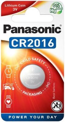Батарейка Panasonic літієва CR2016 блістер, 1 шт.