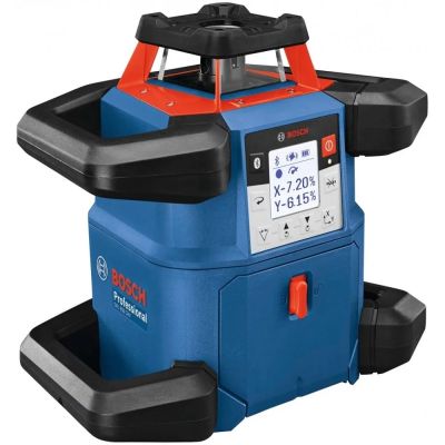 Нівелір лазерний ротаційний Bosch Professional GRL 600 CHV 600м ±005мм/м червоний промінь горизонтал