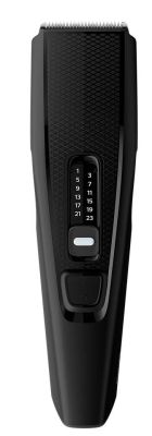 Машинка для стриження  Philips Series 3000, від мережі, роторний мотор, насадок-2, сталь, чорний