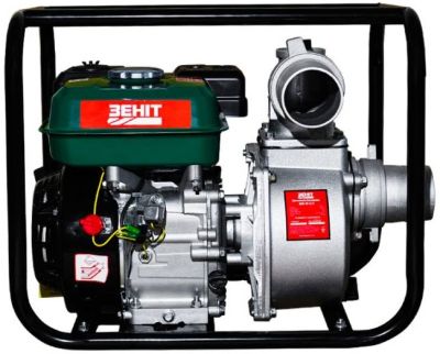 Мотопомпа бензинова Зеніт ЗМП-80 v2.0, 60м3/г (1000л/хв), 6.5к.с, 25кг