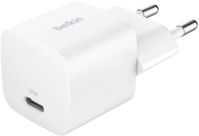 Зарядний пристрій мережевий Belkin 25Вт USB-С PD PPS, білий