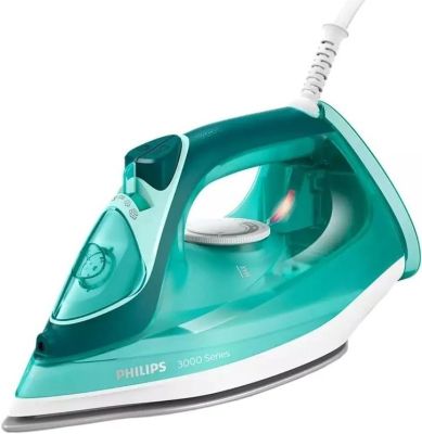 Праска Philips 3000 series, 2400Вт, 300мл, паровий удар -180гр, постійна пара - 40гр, керам. підошва