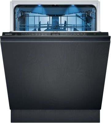 Посудомийна машина Siemens вбудована, 14компл., C, 60см, дисплей, 3й кошик, Zeolith, білий