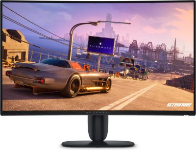 Монітор DELL 31.5" AW3226DM 2xHDMI, DP, USB, VA, 2560x1440, 240Hz, 1ms, DCI-P3 95%, CURVED, FreeSync