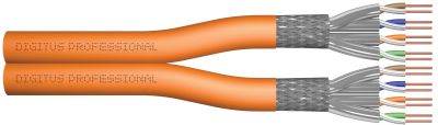 Кабель "вита пара" DIGITUS CAT 7 S-FTP, 1000м, AWG 23/1, LSZH, помаранчевий