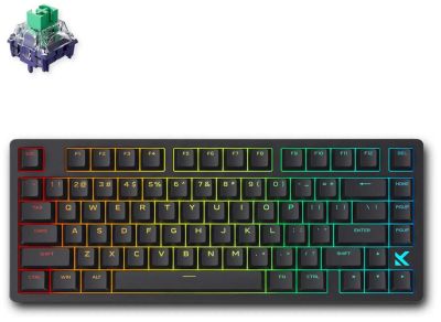 Клавіатура MCHOSE Jet 75 Hall Effect, Kailh Magnetic God, 8K, USB-A, RGB, чорний