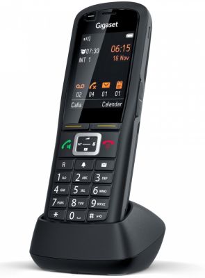 Трубка IP-DECT Gigaset R700H PRO 1xMicro-USB, 1x3.5 мм роз'єм для гарнітури, DECT, BT, 2.4" кольоров
