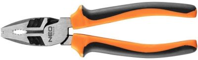 Плоскогубці комбіновані Neo Tools 40% FS, до 40% зменшення прикладених зусиль, 200мм, CrNi