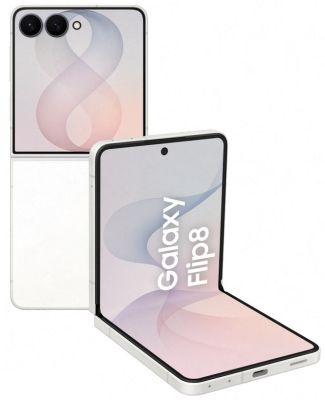 Смартфон Samsung Galaxy Flip 8 5G (F776) 6.9"/4.1"12/256ГБ, 1SIM, 4300мА•год, кремовий