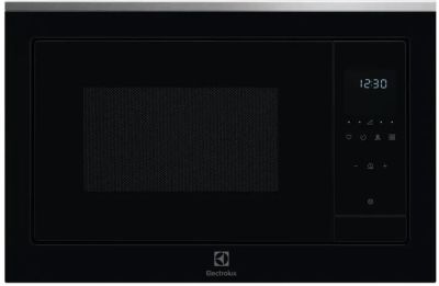 Мікрохвильова піч Electrolux вбудована, 25л, електрон. керування, 900Вт, гриль, дисплей, чорний