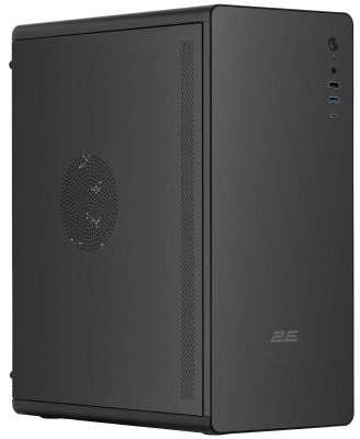 Корпус 2E Credo V500B-400 з БЖ 2E ATX400, 1xUSB3.0, 1х USB 2.0, 1xUSB Type-C, 1x120мм, VGA 310мм, AT