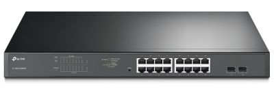 Комутатор TP-LINK TL-SG1218MPE 16xGE (16xPoE), 2xSFP, 192Вт, WebSmart