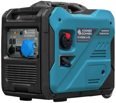Генератор бензиновий інверторний Konner&amp;Sohnen KS 6000iE ATS, 230В, 5.5кВт, АВР(ATS), електростартер