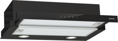 Витяжка Gorenje телескопічна, 60см, 350м.куб/год, чорний