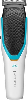 Машинка для стрижки Remington Power X Series X4, мережа+акум., насадок-3, сталь, біло-чорний