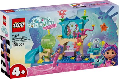 Конструктор LEGO Gabby's Dollhouse Акваріумні пригоди русалоньки Ґаббі