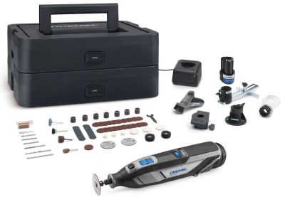 Шліфмашина шліфувально-гравірувальна Dremel 88240 5/65 Platinum+ 12В 2х2А·год 5000-35000об/хв 65 нас