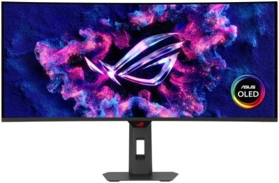 Монітор Asus 34" ROG Strix XG34WCDG 2xHDMI, DP, USB-C, 3xUSB, Audio, QD-OLED, 3440x1440, 21:9, 175Hz