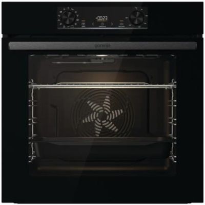 Духова шафа Gorenje електрична, 77л, A+, дисплей, макс.темп.- 300, IconLed, чорний