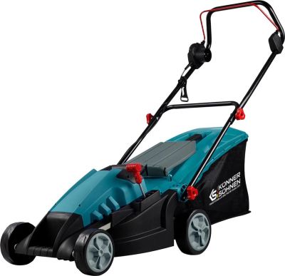 Газонокосарка мережева Konner&amp;Sohnen KS 38LM16-BL 1600Вт 38см 40л 25-75мм 16.5кг