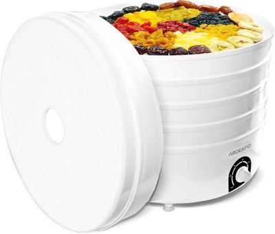 Сушарка для продуктів ARDESTO FDB-5385, 520Вт, піддонів -5x4см, діаметр-38,5см, макс-70°С, рег.темп,