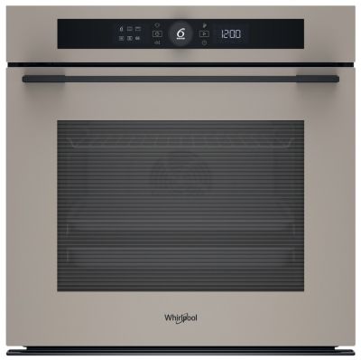 Духова шафа Whirlpool електрична, 73л, A+, дисплей, конвекція, піроліз, телескопічні напрямні, бежев