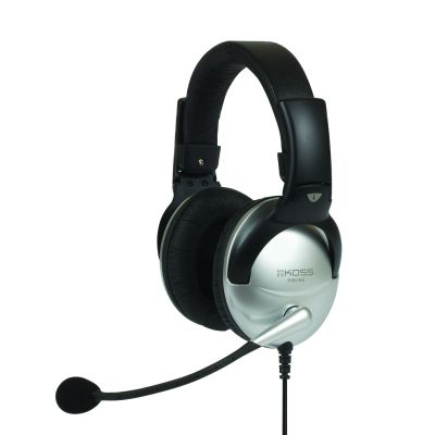 Гарнітура комп'ютерна стерео Over-ear Koss SB45 2x3.5мм, Uni Mic, 2.4м, Сріблястий