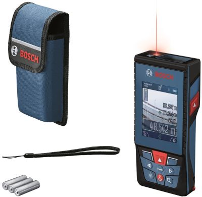 Далекомір лазерний Bosch Professional GLM 100-25 C, 0.08–100м, ±1.5мм, 360°, Bluetooth, чохол, 0.23к