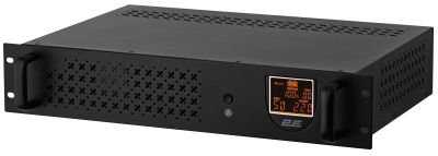 Джерело безперебійного живлення 2E RE650, 650VA/360W, RM 2U, LCD, USB, 2xSchuko