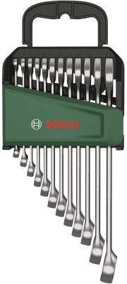 Ключі гайкові Bosch, комбіновані, 6-19мм, CrV, набір 12шт