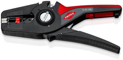 Знімач ізоляції KNIPEX, автоматичний, 0.08-16мм2 кусачки, регулювання довжини, 195мм, 0.180кг