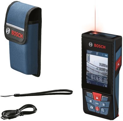 Далекомір лазерний Bosch Professional GLM 150-27 C, 0.08–150м, ±1.5мм, 0-360°, Bluetooth, чохол, 0.2